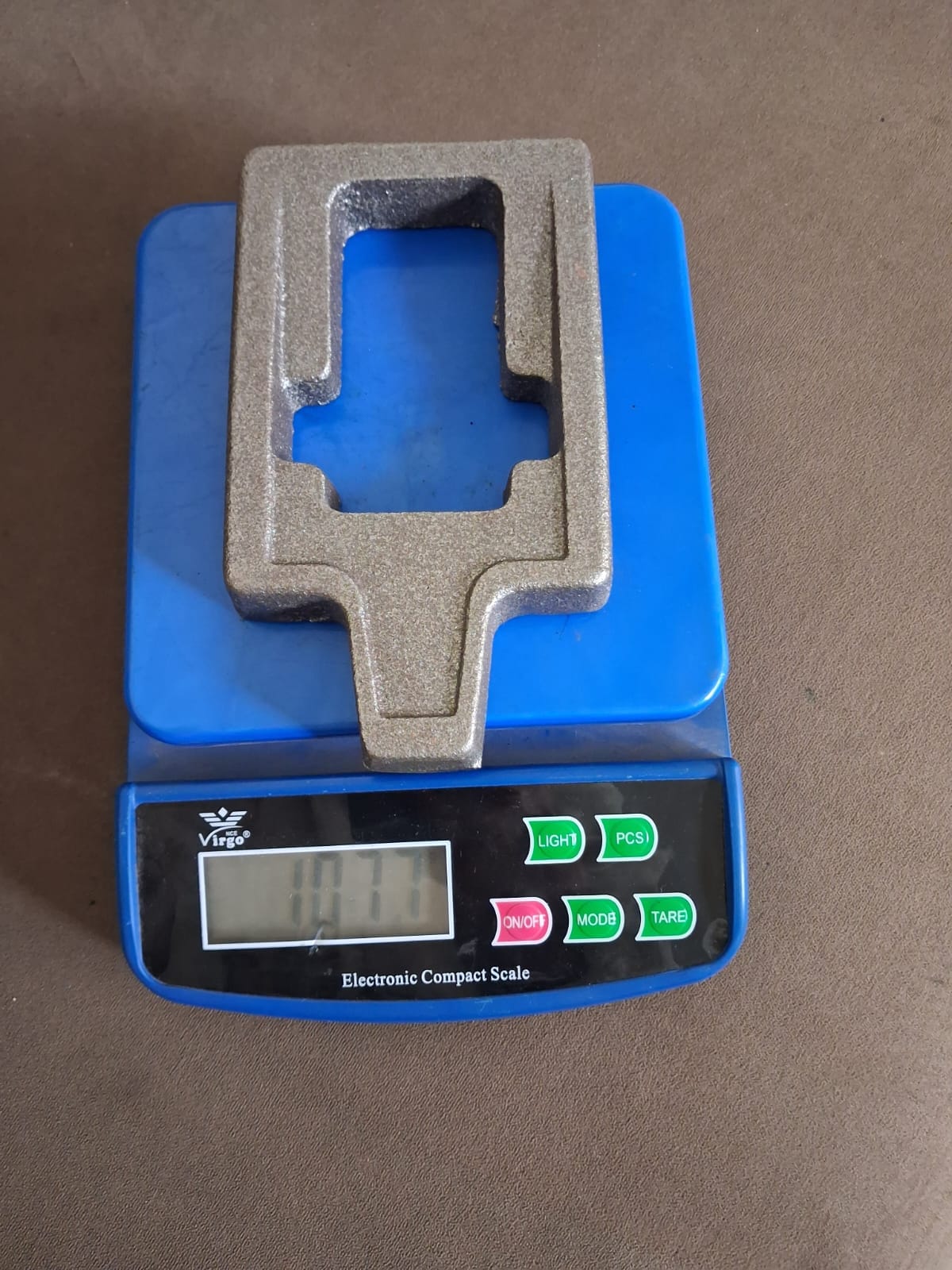 Drop head wedge plate 1077 weight