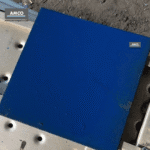 Sole plate 300x300x8mm for scaffolding base support