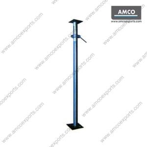 Adjustable steel props (acrow props) for scaffolding and formwork support