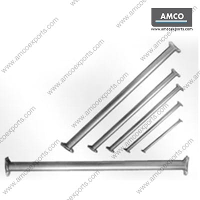 Cuplock horizontal ledger used in scaffolding system for structural support