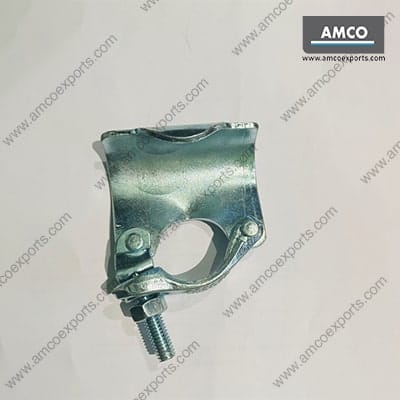 Drop forged putlog clamp with half tee bolt for 48.3mm scaffold tubes compliant with BS1139 and EN74