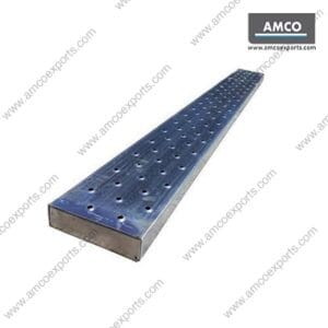 GI anti skid scaffolding plank 225x38x2mm for construction platform