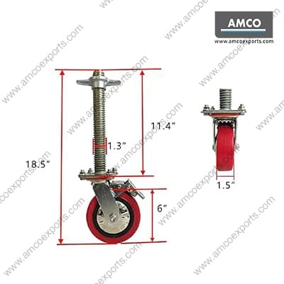 Heavy duty scaffolding caster wheel manufacturer for construction and industrial projects