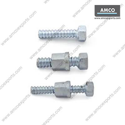 Hex nut for tie rod used in scaffolding and formwork systems