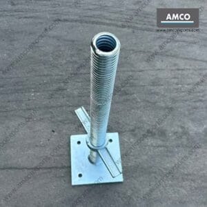 Hollow Base Jack for Scaffolding with Drop Forged Jack Nut