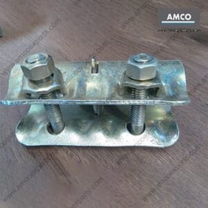 Pressed sleeve coupler 48.3mm for external end-to-end scaffold tube connections in construction scaffolding