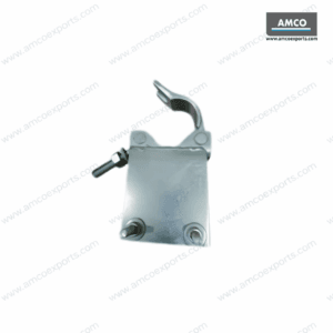Scaffolding ladder clamp for secure fixing of aluminum and box ladders