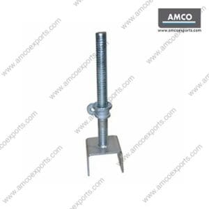 U Head Jack Manufacturer in India supplying heavy-duty Solid U Head Jack with MCI Cup Nut for scaffolding and formwork.