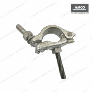 Zinc plated half coupler with toggle bolt for 48.3mm scaffolding tubes