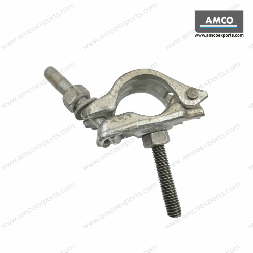 Zinc plated half coupler with toggle bolt for 48.3mm scaffolding tubes