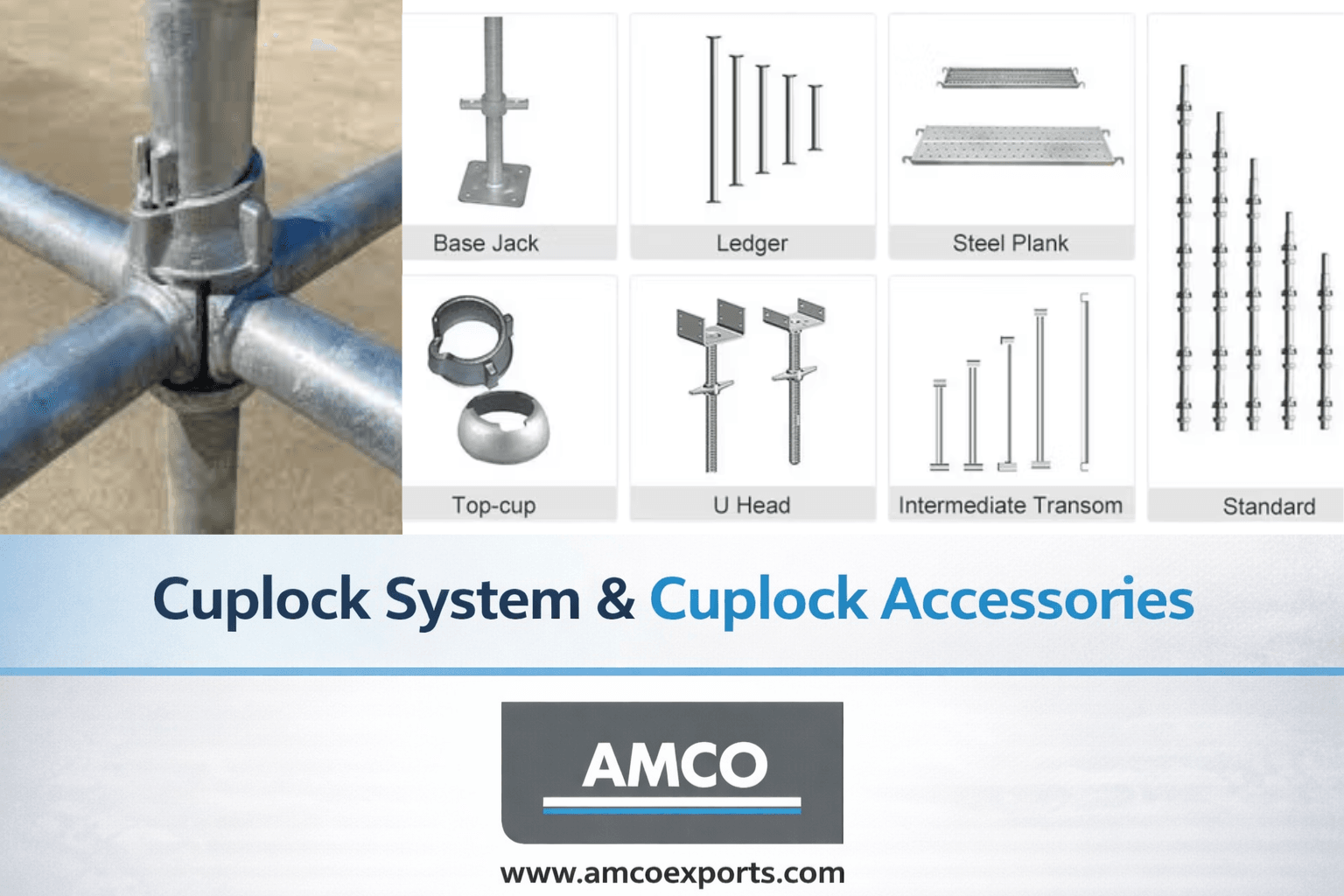 cuplock scaffolding system components