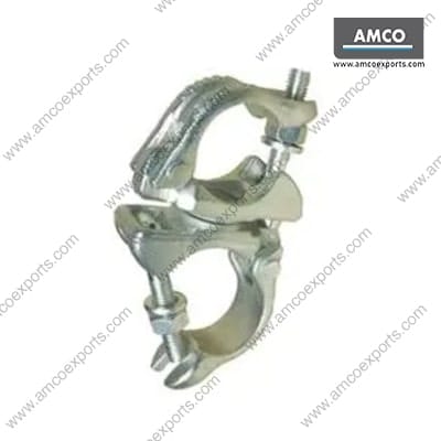 Swivel type of scaffolding couplers for angular connections
