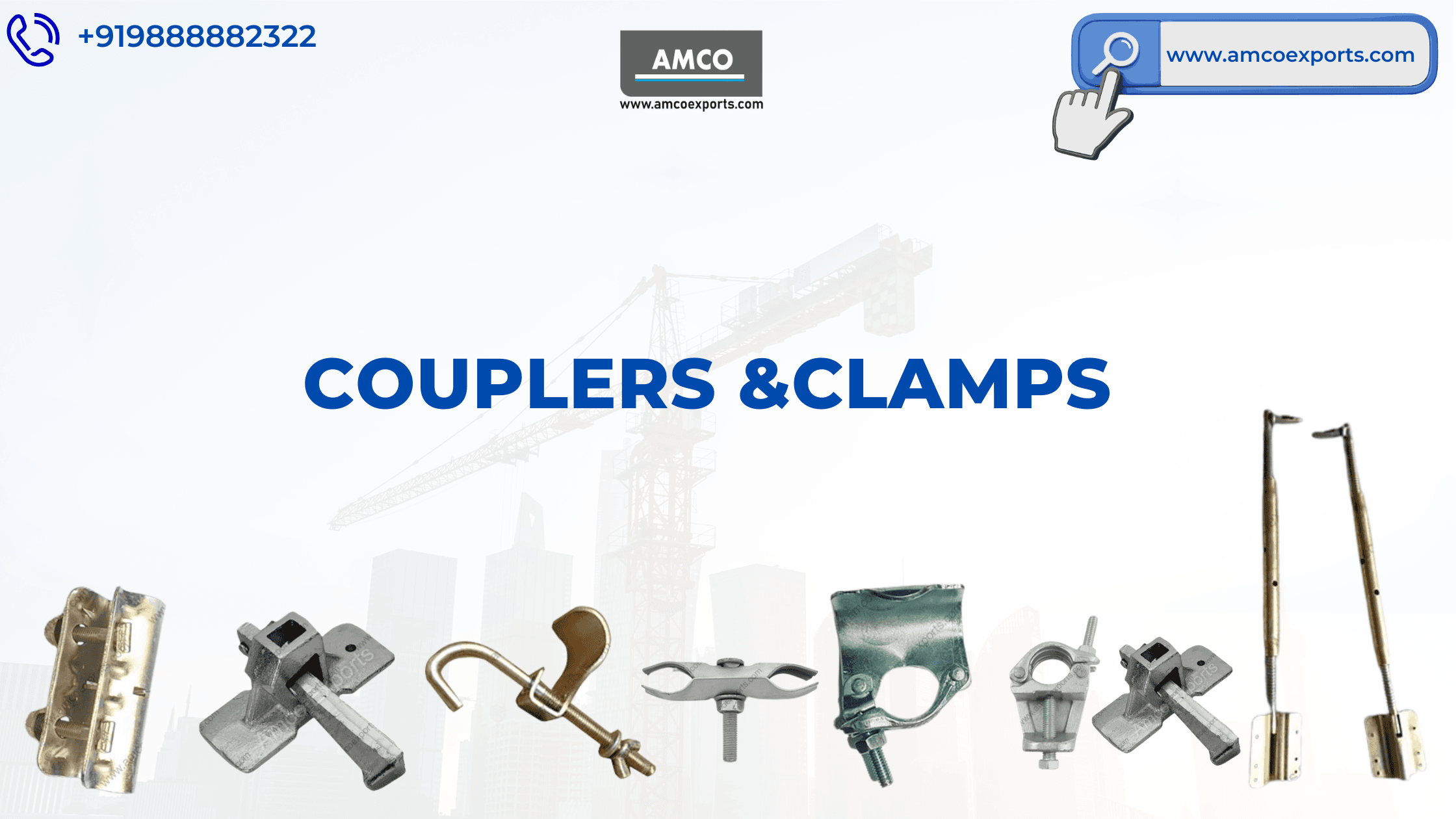 scaffolding accessories supplier in India couplers and clamps