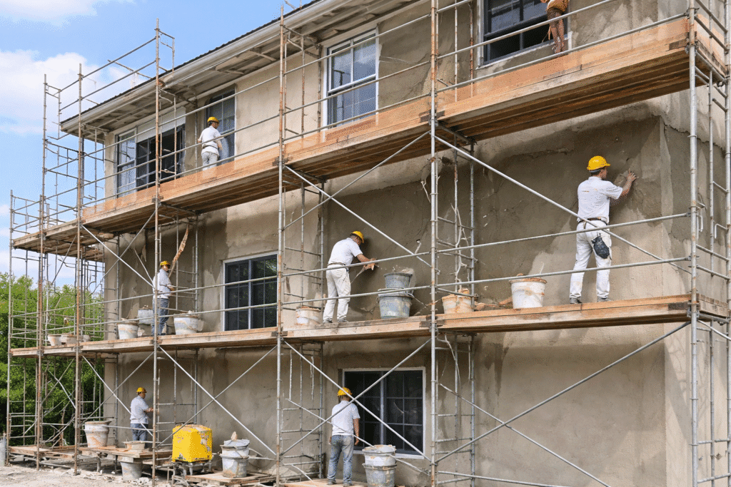 stucco and plastering projects