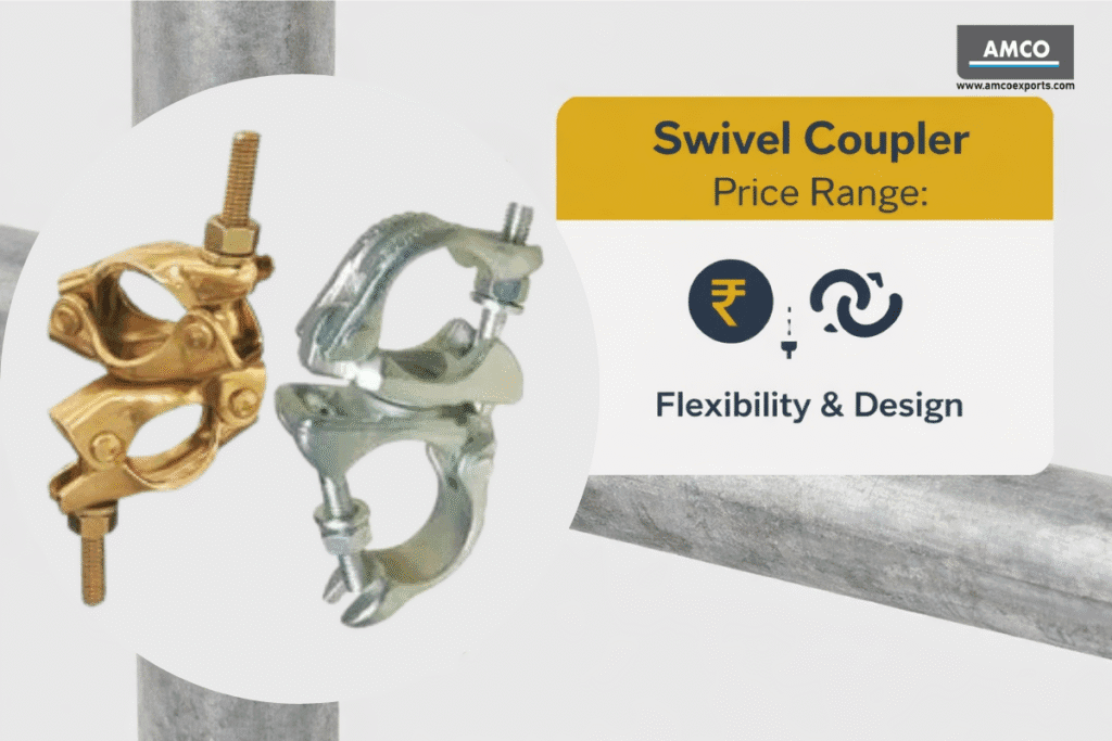 swivel coupler price varies based on flexibility and design
