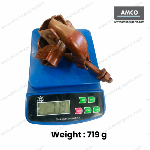 719 gram Red Oxide Swivel Coupler for scaffolding support applications