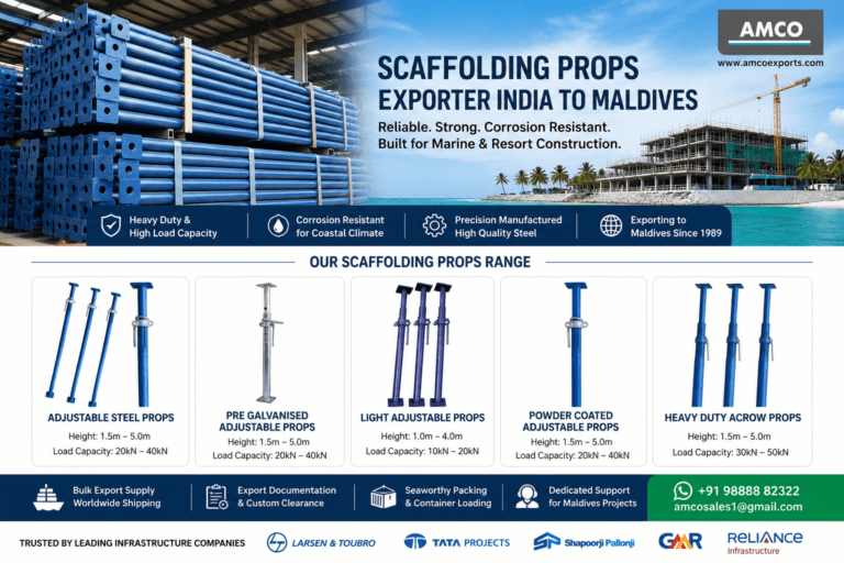 Best Scaffolding Props for Maldives Resort Construction