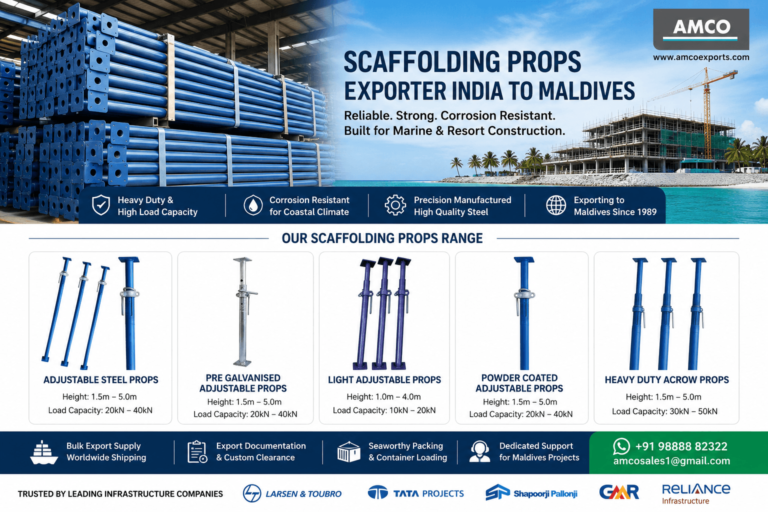 Scaffolding Props Exporter Maldives