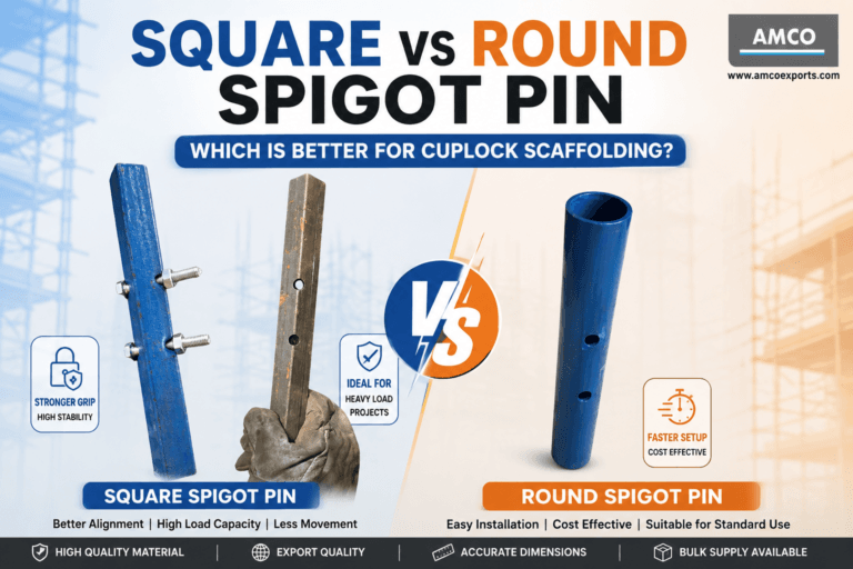 Cuplock Joint Pin: Square vs Round Pin Comparison