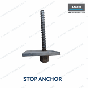 Stop Anchor for formwork and concrete wall shuttering systems