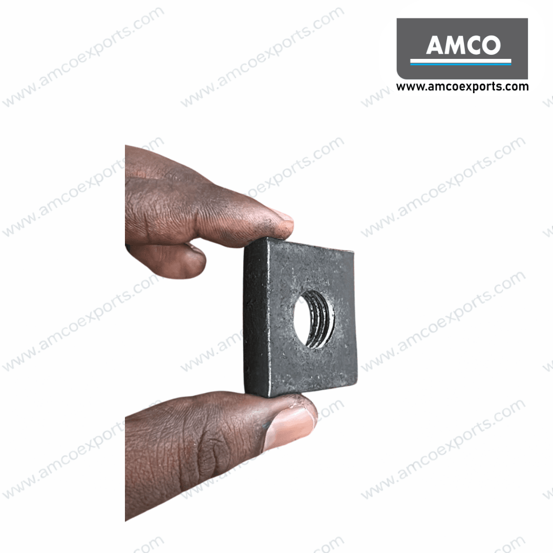 40x40x10 mm square nut for span bolt with 3/4 inch thread compatibility