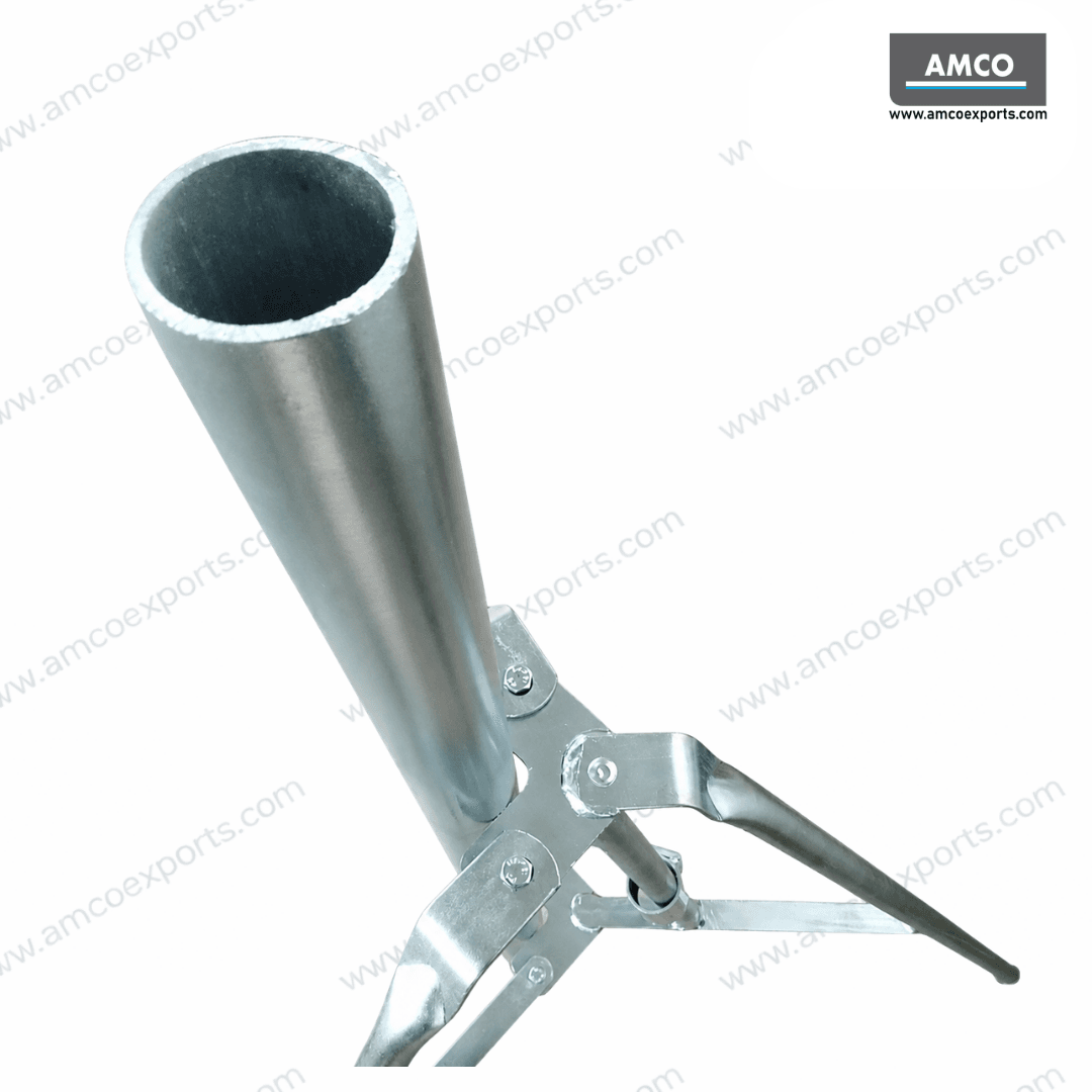 Galvanized GI scaffolding tripod head for supporting adjustable steel props in formwork systems
