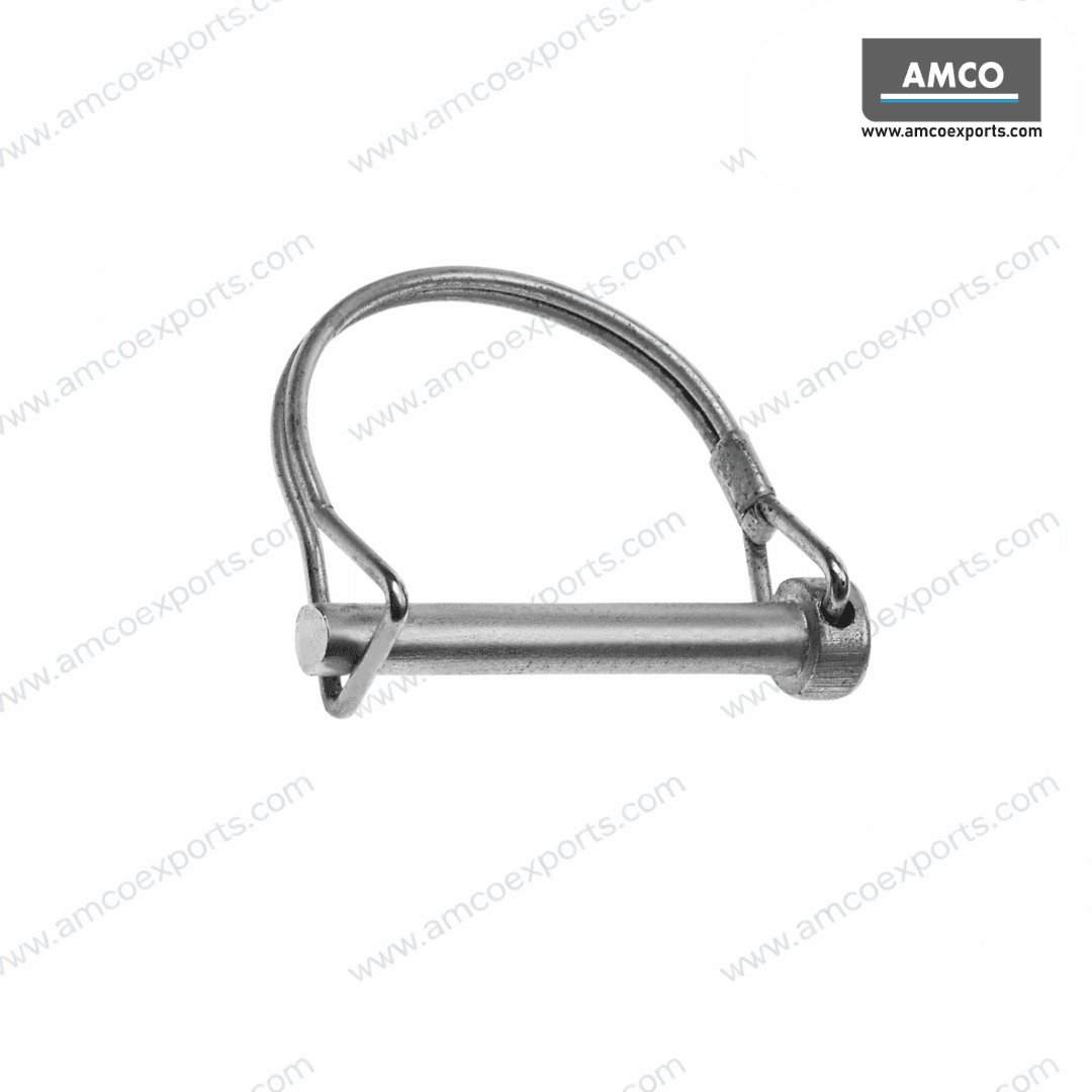 Heavy-duty coupler safety pin for towing hitch and utility trailers
