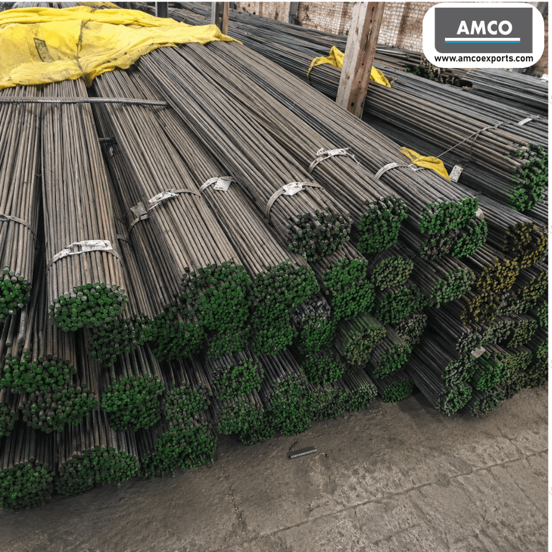 Hot Rolled Tie Rod 15mm and 16mm manufactured by AMCO Exports for construction and formwork applications in India