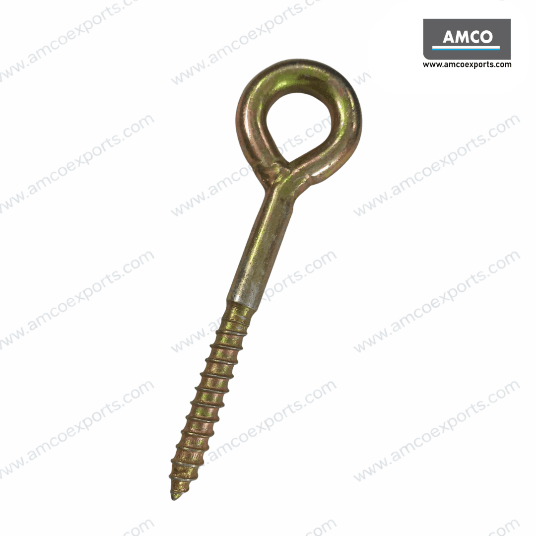 Lag Screw Eye Bolt manufacturer in India with zinc plated finish