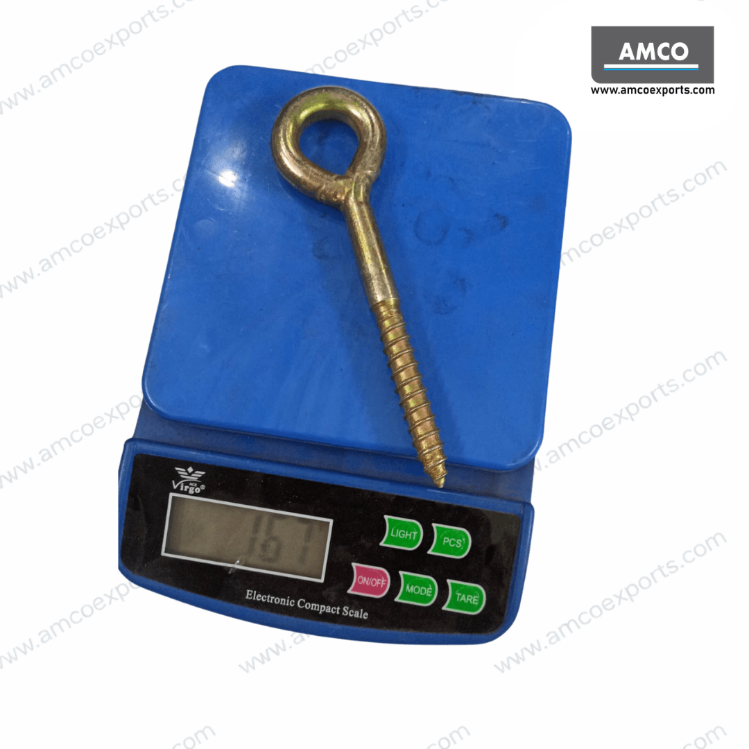 Lag Screw Eye Bolt weight 167 grams zinc plated anchoring fastener