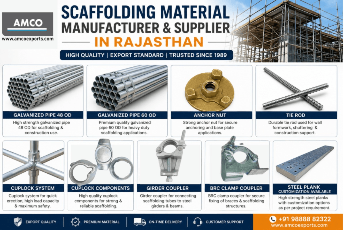 Scaffolding Manufacturer Rajasthan Cuplock Scaffolding Supplier Rajasthan