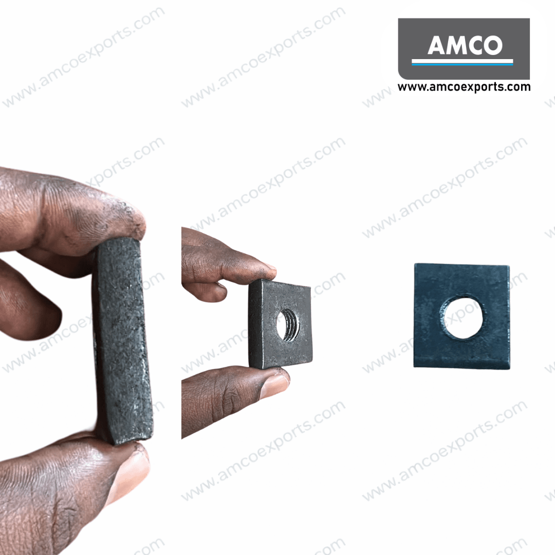 Scaffolding square nut manufacturer in India for span bolt and eye bolt applications