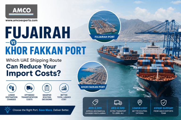 UAE Shipping Costs: Fujairah vs Khor Fakkan Port Guide