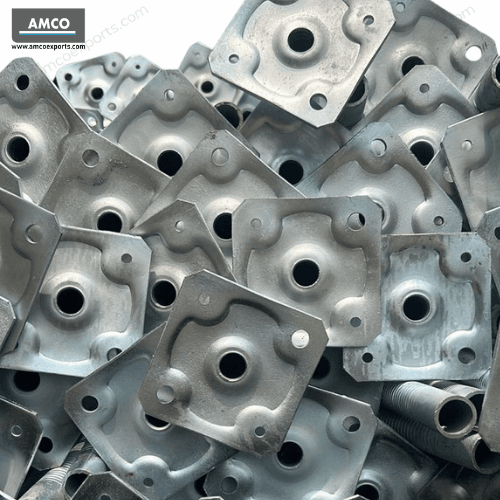 Pressed Steel Base Plate with galvanized finish for Screw Jack and Leveling Jack applications