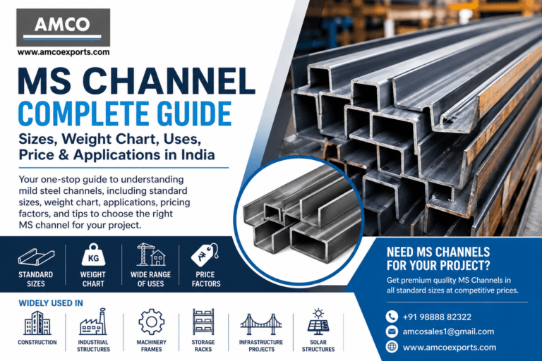 MS Channel: Complete Guide to Sizes, Weight Chart, Uses, Price & Applications in India