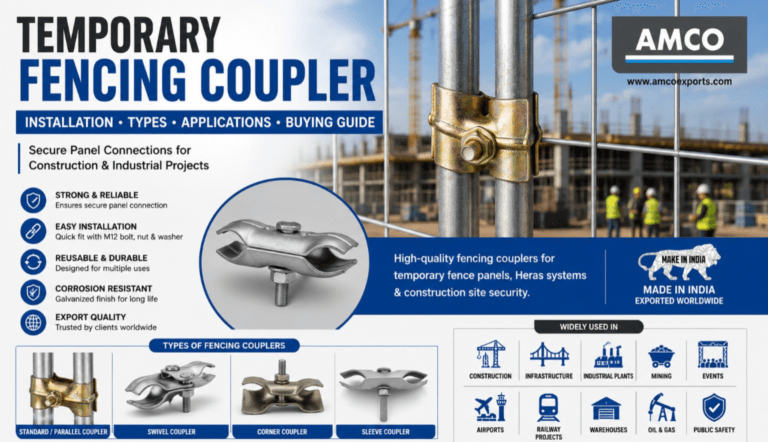 Temporary Fencing Coupler: Installation Guide, Types, Applications & Buying Tips