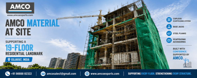 Scaffolding Material for High-Rise Residential Construction in Gujarat