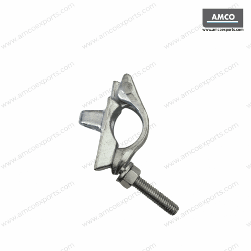 Zinc plated drop forged half coupler for scaffolding