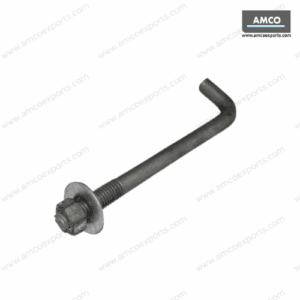 MS Foundation Bolt L Type and J Type anchor bolts with nut and washer
