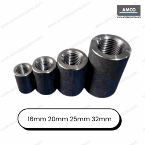 Reducer Rebar Coupler available in 20×16 mm, 25×20 mm and 32×25 mm threaded sizes