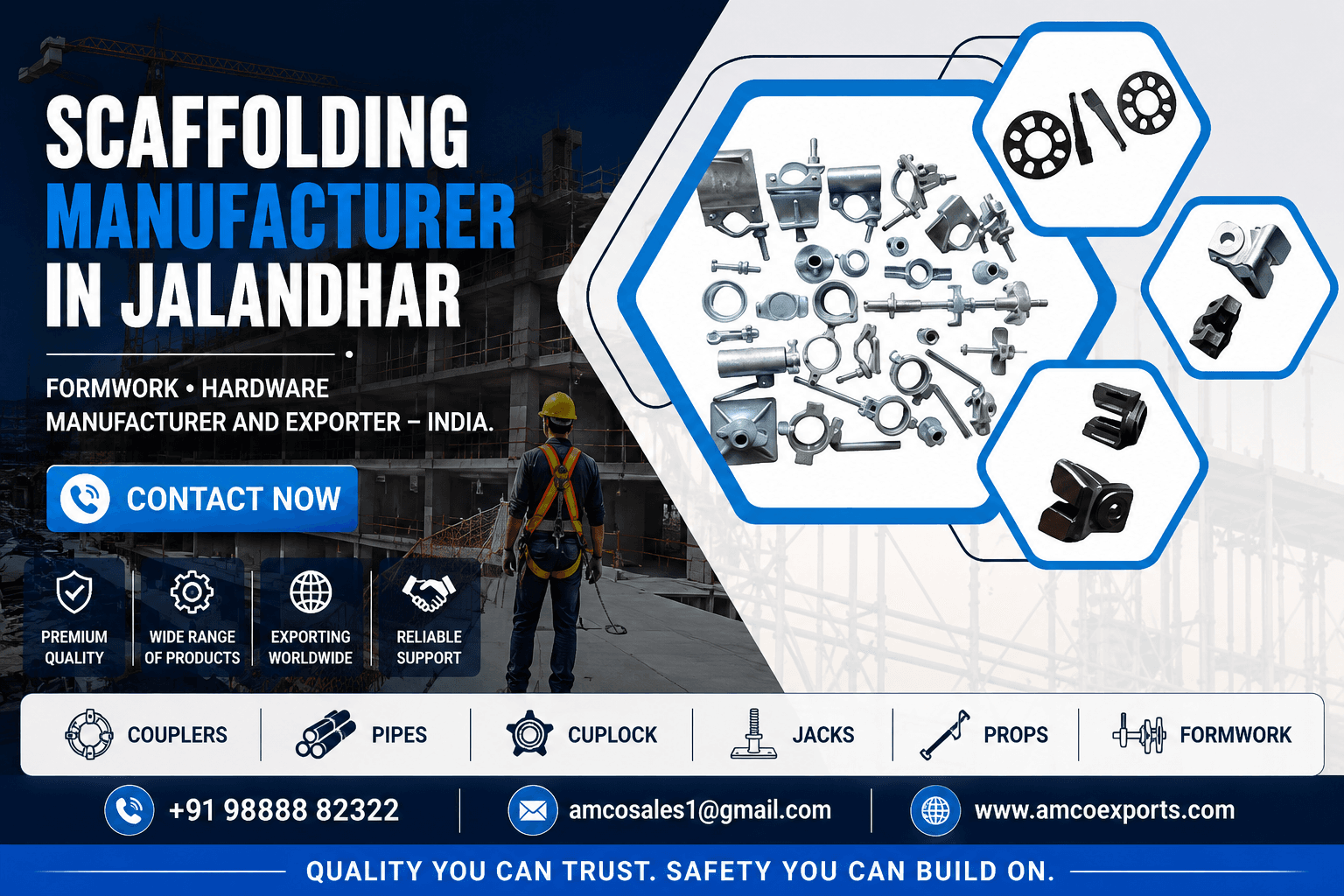 Scaffolding manufacturer in Jalandhar AMCO Exports