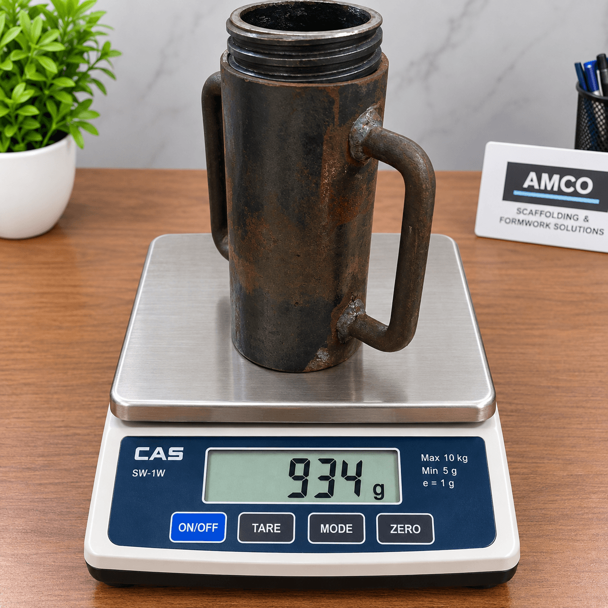 Shoring Prop Cup Nut weighing 934 grams
